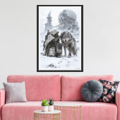 Zwei Überlebende Leinwanddruck (Insitu (Wohnzimmer))