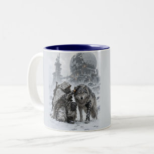 Zwei Überlebende Zweifarbige Tasse