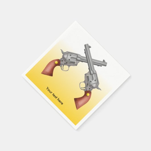 Zwei überquerte Westpisten Serviette (Ecke)