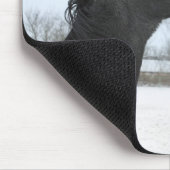 zwei umliegende Pferde Mousepad (Ecke)