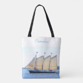 zwei und drei Mastmastschulen Tasche (Rückseite)