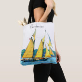 zwei und drei Mastmastschulen Tasche (Von Nahem)