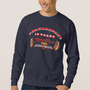 Zwei und ein Fry Hotdog Shop 10 Jahre Sweatshirt