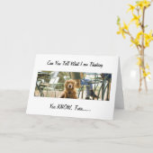 ZWEI UND SILLIERENDE RIVALRY JOKE ZUM GEBURTSTAG KARTE (Gelbe Blume)