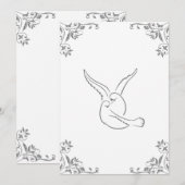 Zwei und Zwei Einladung (Vorne/Hinten)