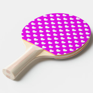 zwei unterschiedliche kontrastfarbene Seiten rosa Tischtennis Schläger