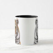 Zwei unterschiedliche Tiger-Tasse Tasse (Zentrum)
