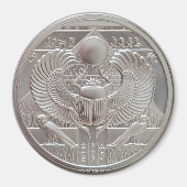 Zwei Unzen Silber Karab Runde Magnet (Vorne)