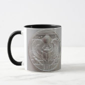 Zwei Unzen Silver Ray und Scarab Runde Tasse (Links)