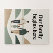 Zwei Väter Baby-Party  Puzzle (Horizontal)