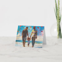 Zwei Väter digitale Kunst