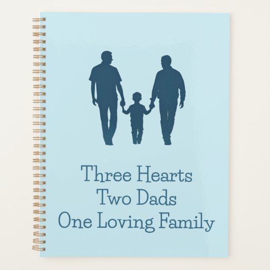 Zwei Väter Planer. individuell anpassbar Planer (Vorderseite)