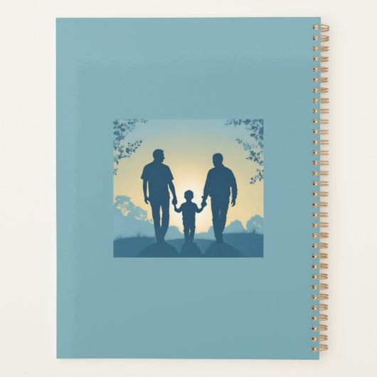 Zwei Väter Planer. individuell anpassbar Planer (Rückseite)