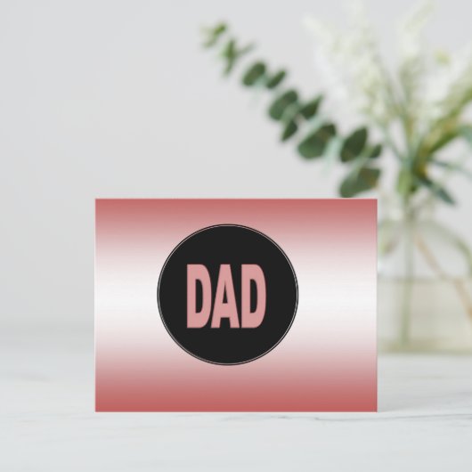 Zwei Vater Postkarte (Stehend Vorderseite)