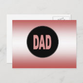 Zwei Vater Postkarte (Vorne/Hinten)