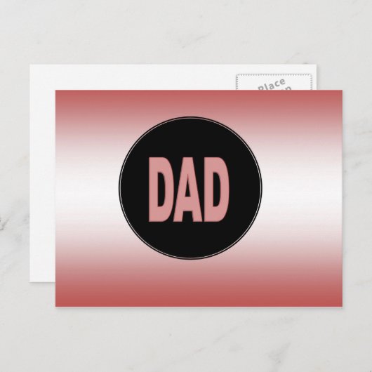 Zwei Vater Postkarte (Vorne/Hinten)