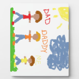 Zwei Väter und ein Sohn. Fotoplatte