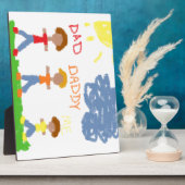 Zwei Väter und ein Sohn. Fotoplatte (Seite)