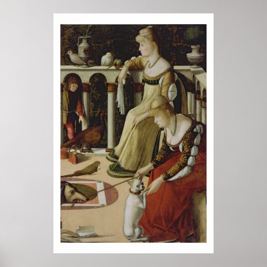 Zwei Venezianische Damen (Panel) Poster (Vorne)