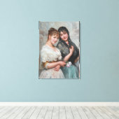 Zwei Venezianische Frauen Leinwanddruck (Insitu (Holzboden))