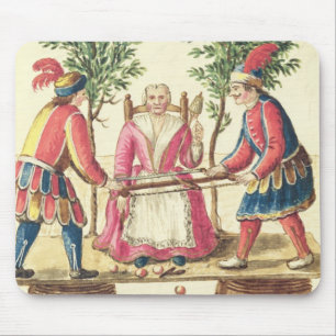 Zwei venezianische Magier, die eine Frau zur Mousepad