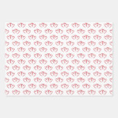 Zwei verbundene Herzen - Geschenkpapier Set (Vorderseite 2)