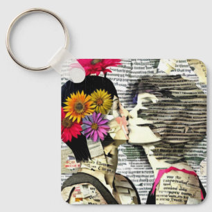 Zwei verliebte Frauen   Stolz-Kuss Schlüsselanhänger