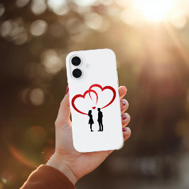 Zwei verliebte iPhone 16 Hülle