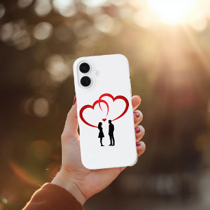 Zwei verliebte iPhone 16 Hülle