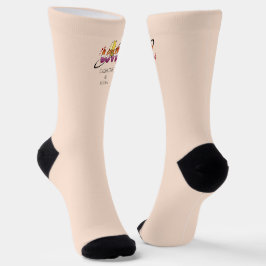 Zwei verliebte Katzen Sonnenuntergang Lesbische Fl Socken