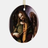 Zwei verschiedene Engel von Leonardo da Vinci Keramik Ornament (Rechts)