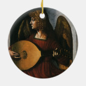 Zwei verschiedene Engel von Leonardo da Vinci Keramik Ornament (Hinten)
