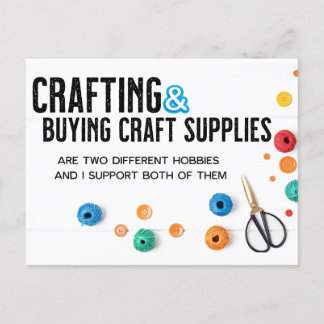 Zwei verschiedene Hobbys Postkarte