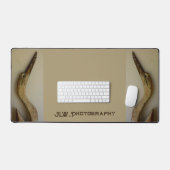 Zwei verwitterte Herons Küstenbeige individuell an Schreibtischunterlage (Tastatur & Maus)