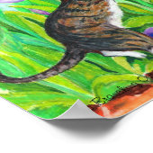 Zwei verzweigte Kinderwandkunst - Daisy our Cat Poster (Ecke)