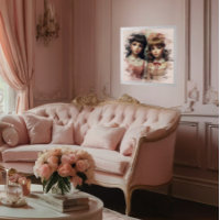 Zwei Vintage Girls-Puppen-Uralte