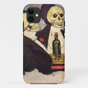 Zwei Vintage Skelette Case-Mate iPhone Hülle