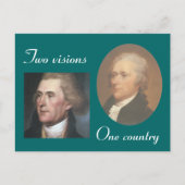 Zwei Visionen Postkarte (Vorderseite)