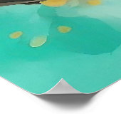 Zwei Vögel, die auf der Baumzweigung sitzen Poster (Ecke)