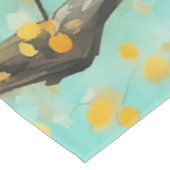 Zwei Vögel, die auf der Baumzweigung sitzen Tischdecke (Schrägansicht)