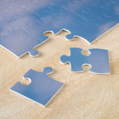 Zwei Vögel fliegen in Wolken Freiheit Sommer Puzzl Puzzle (Seite)