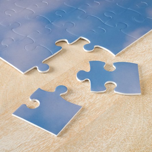 Zwei Vögel fliegen in Wolken Freiheit Sommer Puzzl Puzzle (Seite)