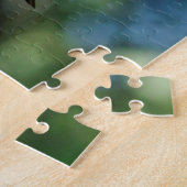 Zwei Vögel fliegen mit Blume Puzzle (Seite)