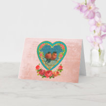 Zwei Vögel im Herzwald