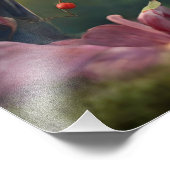 Zwei Vögel in Liebe Foto Print (Ecke)