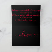 zwei Vogel in Liebe Karte (Innenseite)