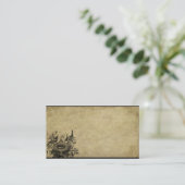 Zwei Vögel u. ihre Nest-Prim Geschäfts-Karten Visitenkarte (Stehend Vorderseite)