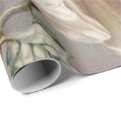 Zwei Vögel und Schmetterling Shabby Chic Dekoupage Geschenkpapier (Rolleneckpunkt)