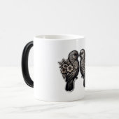 Zwei Vogel Verwandlungstasse (Vorderseite Links)