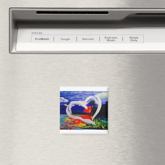 Zwei Vogelkonzepte Magnet (In Situ (Geschirrspüler))